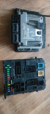 Стартер ecu 9666104380 bsi 9664059080 citroen c4 thp фото №1