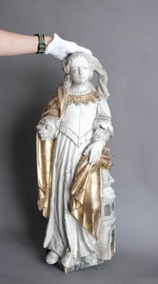 Święta Barbara. XVII wiek. 78cm.