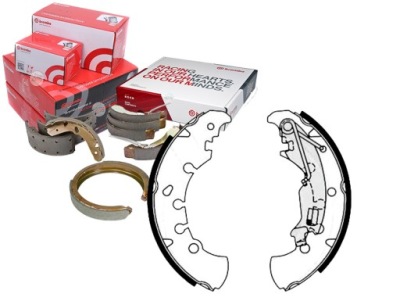 Гальмівні колодки гальмівні fiat idea punto lancia musa 1.2- фото №1