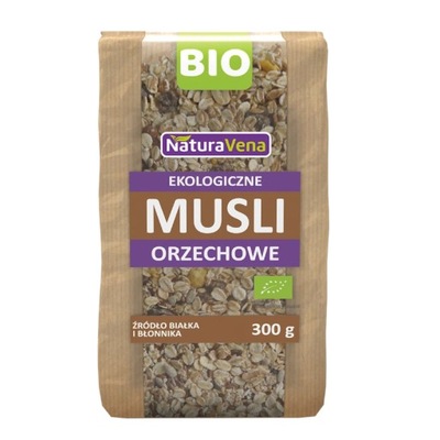 EKOLOGICZNE Musli ORZECHOWE 300g NATURAVENA BIO