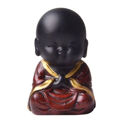 Posąg buddy z żywicy małe dzieci mnich figurki her