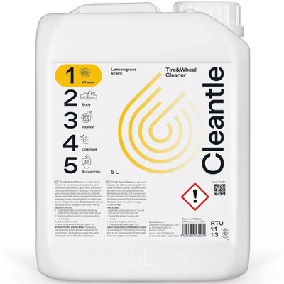 Cleantle Tire & Wheel Cleaner 5L