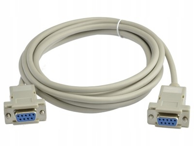 przewód d-sub 9pin rs232 DB9 gn/gn prosty 1,8m
