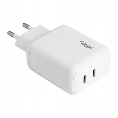 Ładowarka 2x USB-C PD 5-12V 3A 40W QuickCharge3.0