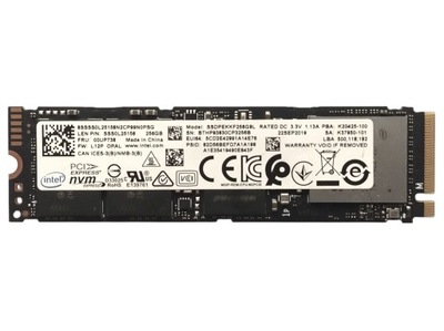 Dysk SSD M.2 Intel 2280 PCIe x4 Gen3 NVMe 256GB SSDPEKKF256G8L