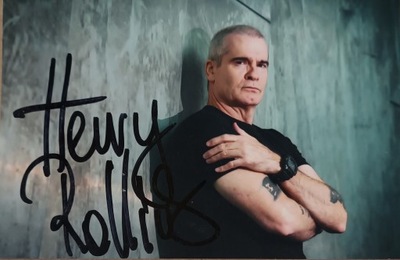 HENRY ROLLINS Rollins Band - zdjęcie autografem