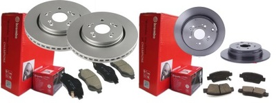 ДИСКИ ТОРМОЗНЫЕ КОЛОДКИ P+T BREMBO HONDA CR-V III 293MM