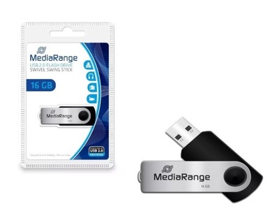 Pendrive 16GB MEDIARANGE USB 2.0 Obracany MR910