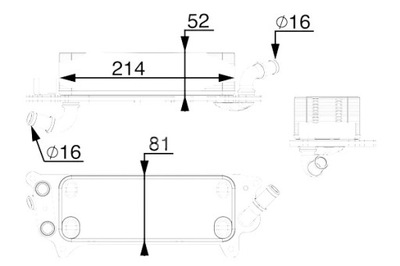 MAHLE РАДИАТОР МАСЛА AUDI A6 ALLROAD C7 A6 C7 A7 1.8-4.0 10.10-09.18