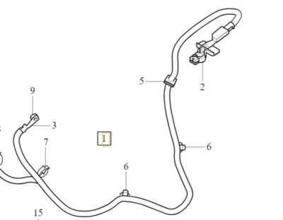Volvo s60 v60 xc60 шланг аккумулятор plus + 3131 фото №1