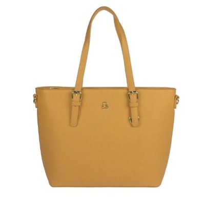 Torebka damska Lulu Castagnette shopper bag duża Żółta