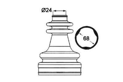 Набір захист шарнір sasic 7701209254 7701210043 фото №1