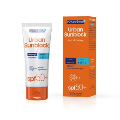 Novaclear Krem ochronny do skóry suchej SPF50 40ml