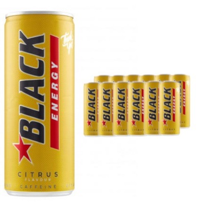 NAPÓJ ENERGETYCZNY BLACK 12 X 250ml CITRUS