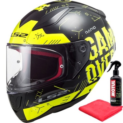 Kask LS2 FF353 Rapid Player H-V Yellow Black XL