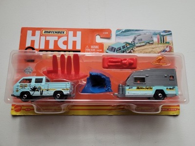 MATCHBOX HITCH VOLKSWAGEN VW T3 TRANSPORTER TRAVEL