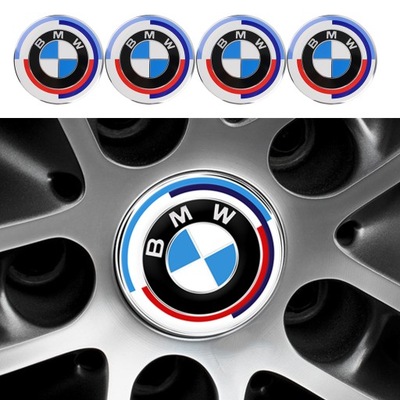 4SZT.EMBLEMAT LOGOTIPO NALEPKA PEGADURA BMW 70 MM  