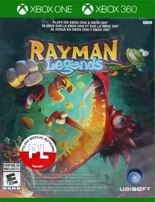 RAYMAN LEGENDS PO POLSKU XBOX 360 NOWA FOLIA