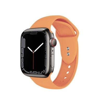 Pasek Apple Watch 42/44/45/49mm Pomarańczowy Crong