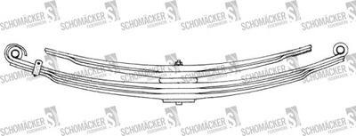 РЕСОРА MAN SCHOMÄCKER 72593000, O.E. 81434006823