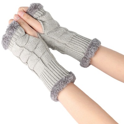 Rękawiczki Damskie ciepło dzianiny Zimowe