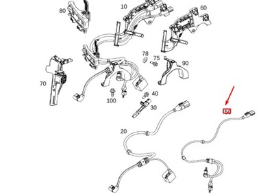 Mb gle w167 rear left damper регулировка проводка harness a1675406120 фото №1