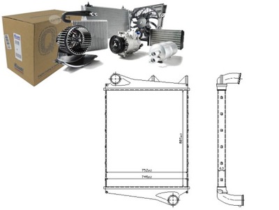 NISSENS ИНТЕРКУЛЕР VOLVO FH FH 12 FM FM 12 FM 7 F