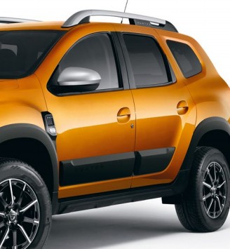 Боковой накладки защитное дверь duster ii комплект фото №1