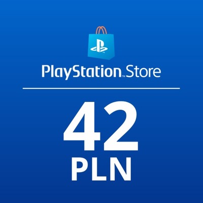 PLAYSTATION NETWORK 42 PLN ZŁ PSN KOD PS4 PS5