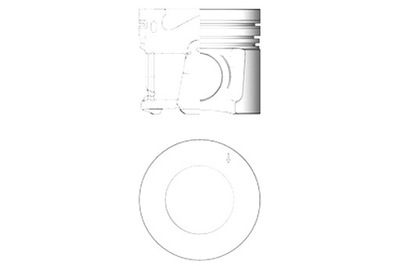 KOLBENSCHMIDT PISTÓN 84  