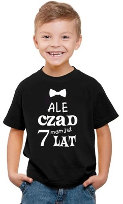 T-shirt Koszulka urodzinowa ALE CZAD MAM 7 LAT