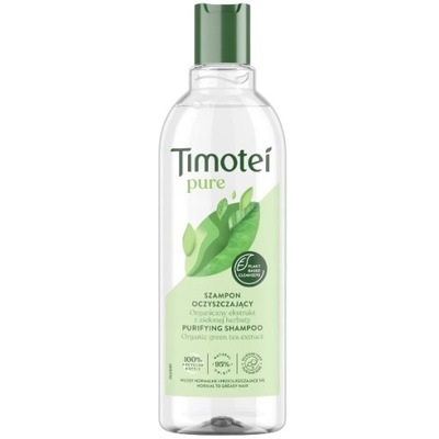 TIMOTEI Pure szampon oczyszczający do włosów Green Tea extracts 400ml