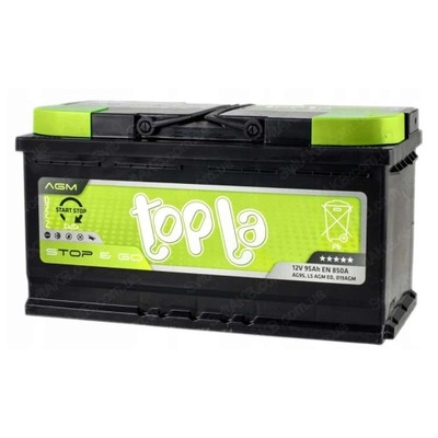 АККУМУЛЯТОР TOPLA AGM 105AH 950A P+ MOŻLIWY DOWÓZ МОНТАЖ