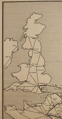 MAPA SCHEMATYCZNA SIECI KOLEJOWEJ W EUROPIE