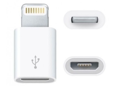 UU5 Przejściówka adapter micro USB do lightning iphone