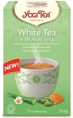 Herbata Biała z aloesem BIO (17x1,8g) - Yogi Tea