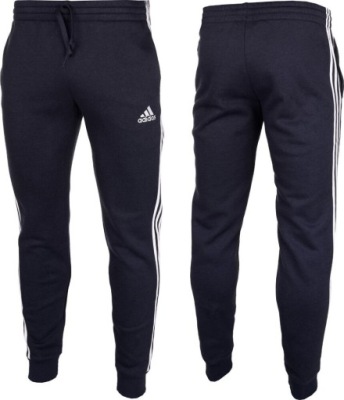 SPODNIE MĘSKIE ADIDAS ESSENTIALS FLEECE TAPERED CUFF 3-BAND PANTS r S