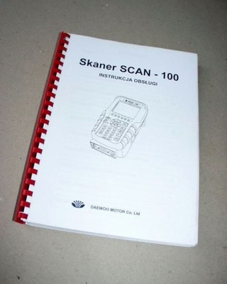 DAEWOO - SKANER SCAN-100 - MANUAL MANTENIMIENTO  