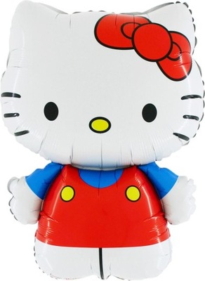 Duży balon foliowy Hello Kitty 75x55 cm