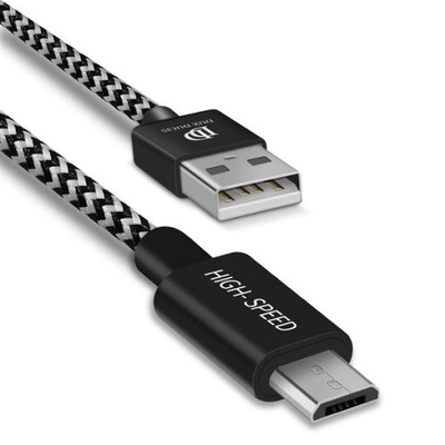 WZMACNIANY KABEL MICRO USB DŁUGI 150CM