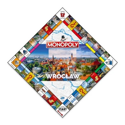 Gra planszowa Winning Moves Monopoly: Edycja Wrocław PREZENT POLSKA