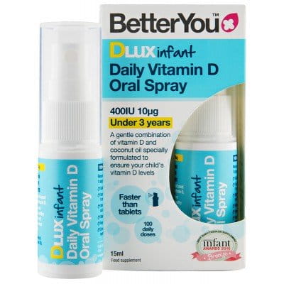 BetterYou Witamina D dla niemowląt spray 15 ml