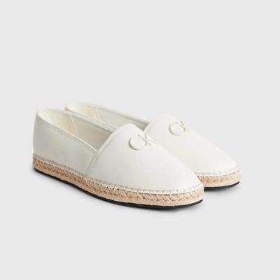 CK CALVIN KLEIN ORYGINALNE ESPADRYLE SKÓRA 39