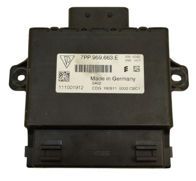 Porsche panamera 970 09-13 модуль блок управління напруги 7pp959633e фото №1