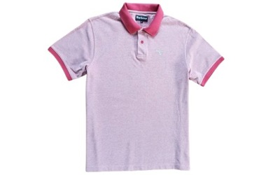 BARBOUR Koszulka polo męska bawełna LOGO XL