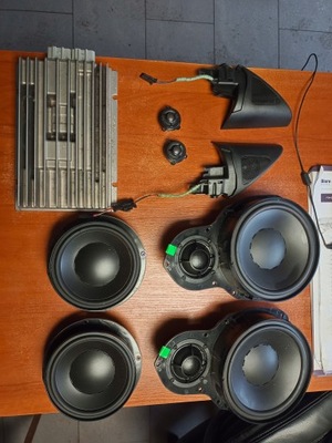 KOMPLEKTAS GARSIAKALBIS STIPRINTUVAS DYNAUDIO PASSAT CC B7 3C8035456C 3C0035454B 453B 