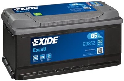 BATERÍA EXIDE EXCELL 12V 85AH 760A(EN) R+  