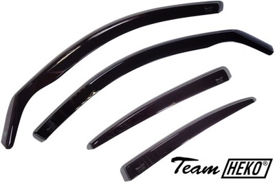 SIDE-WINDOW DEFLECTORS HEKO AUDI 100 A6 4D 1990-1997 (PRZOD + TYL) (C 4) 1992-1997 SEDAN  