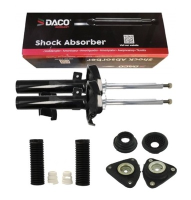 Амортизаторы daco перед набор отбойники крепления ford focus 2 ii 04- фото №1