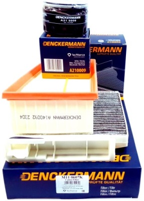 3 фільтри denckermann dacia duster i logan i sandero i 1.6 16v фото №1